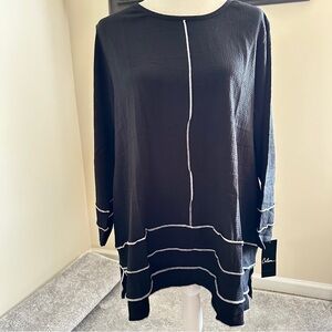 Calessa  Women’s Adult Casual Textured Blouse – Size XL